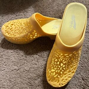 Yellow Dansko Clogs